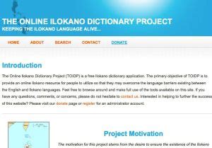 muryot ilocano|The Online Ilokano Dictionary Project .